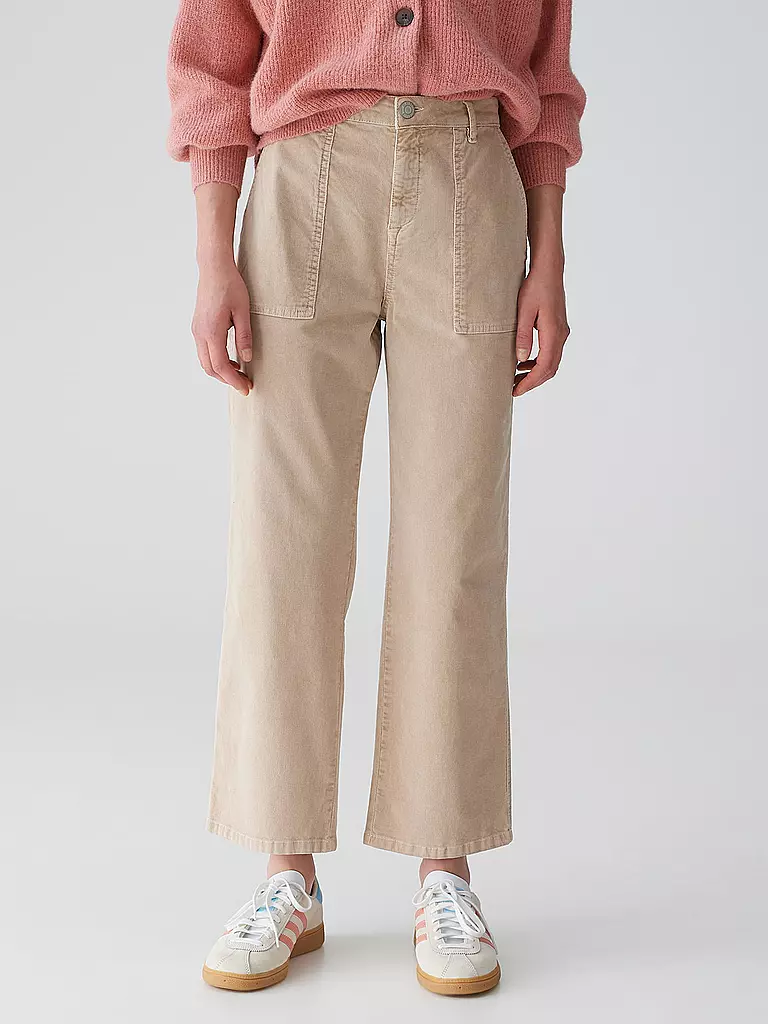 OPUS Hose Wide Leg beige