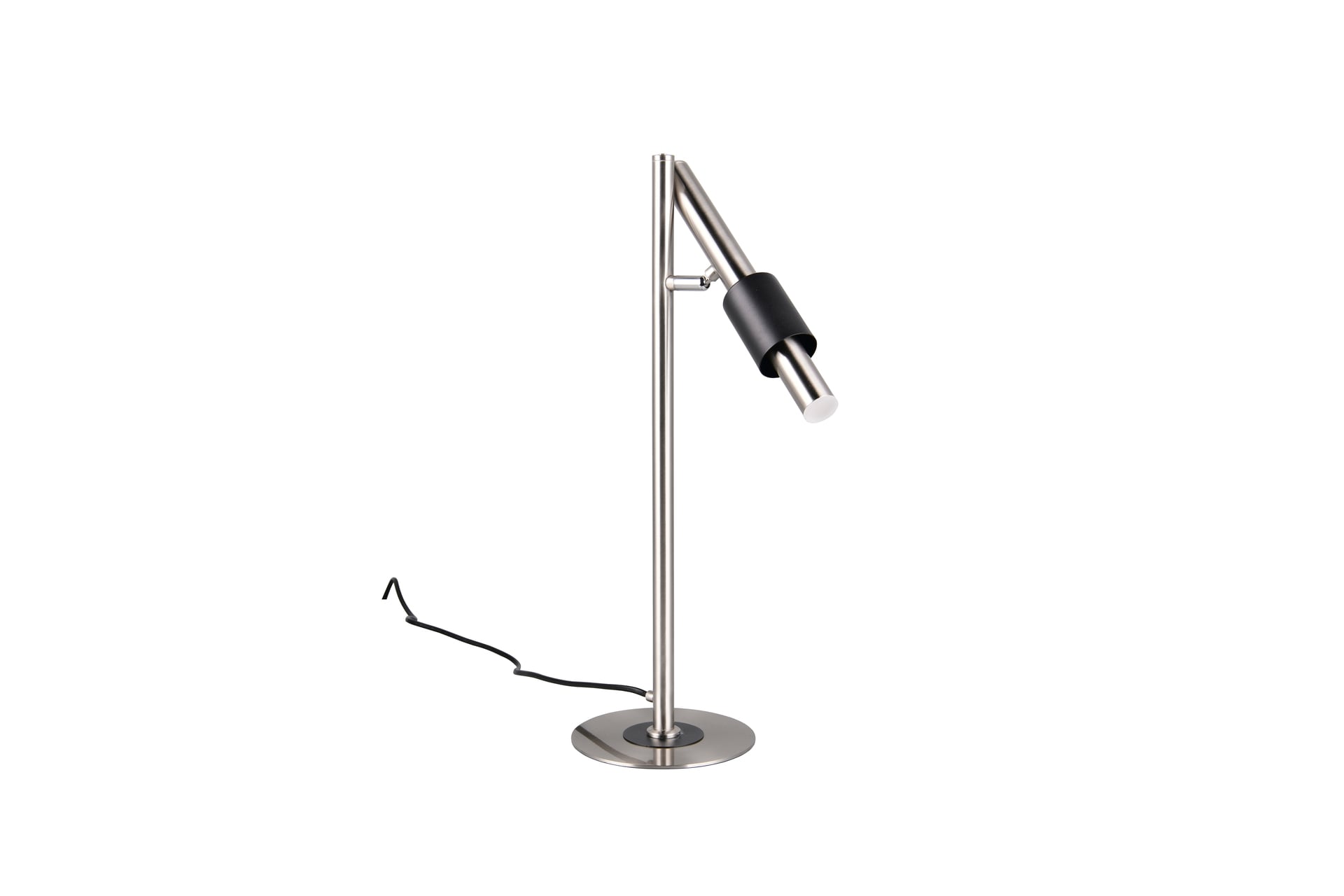 TRIO LED Tischlampe TRS IKARIS nickelfarbig