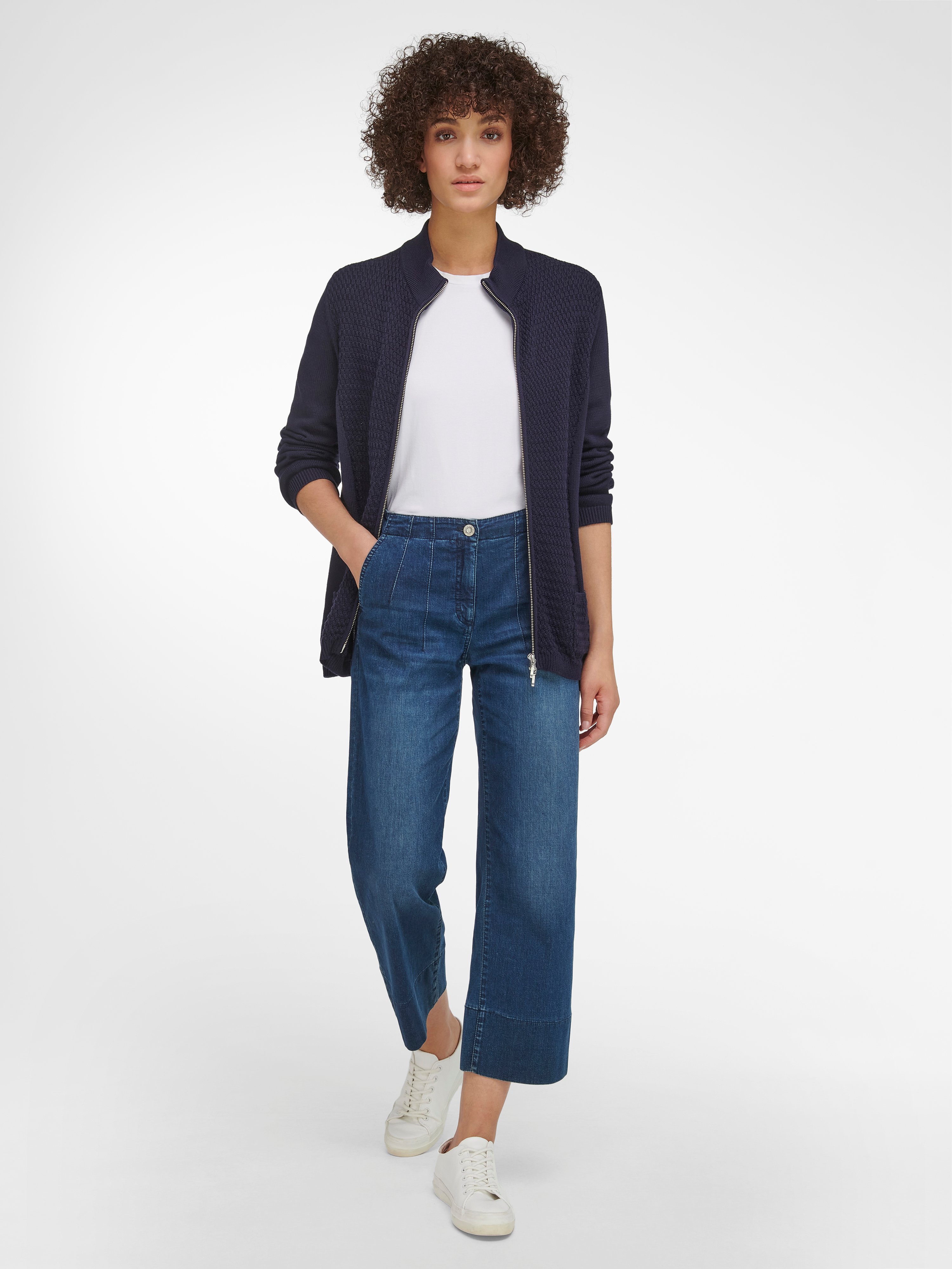Strickjacke aus 100% Baumwolle Supima