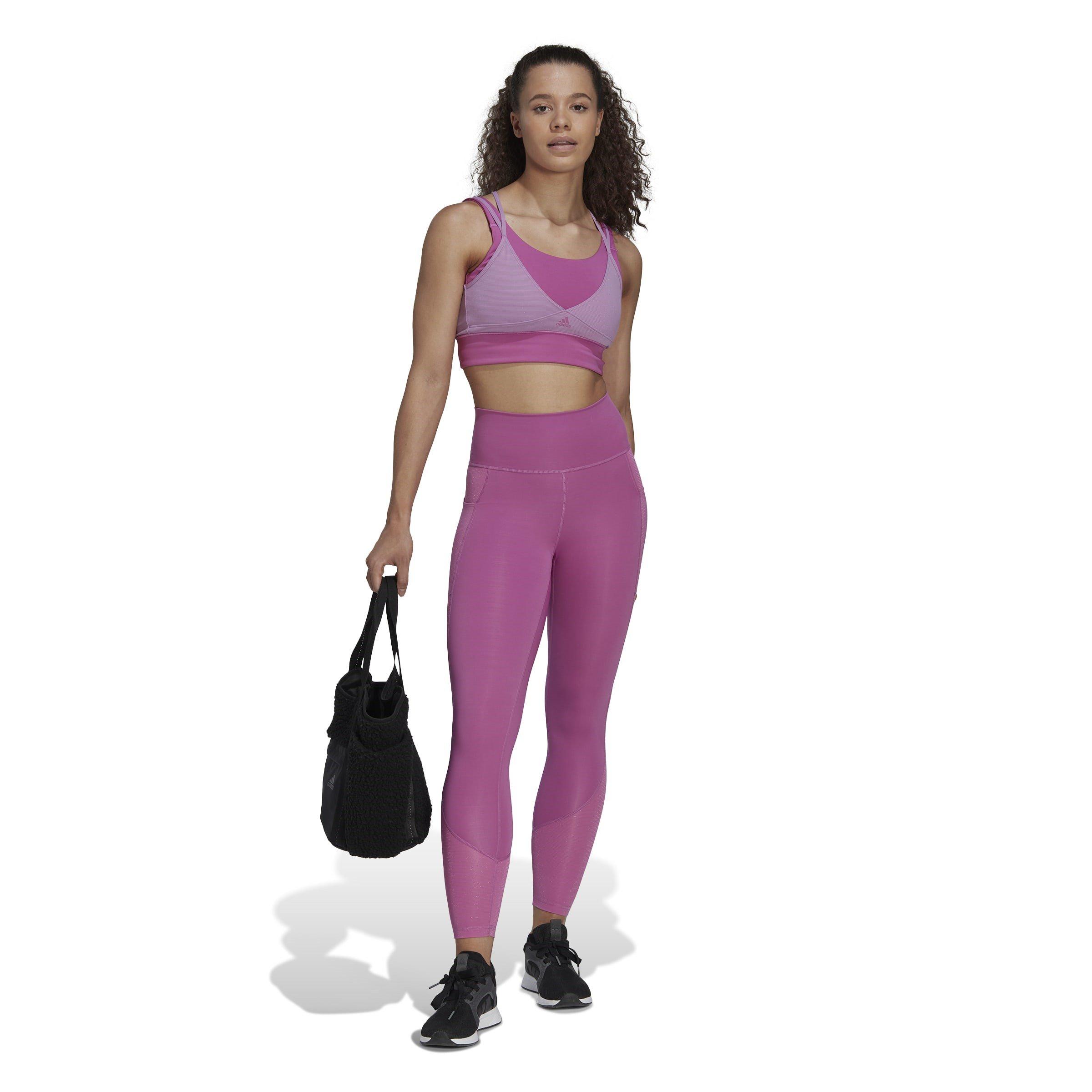 adidas Optime Training Shiny Full Length Leggings Womens Legging