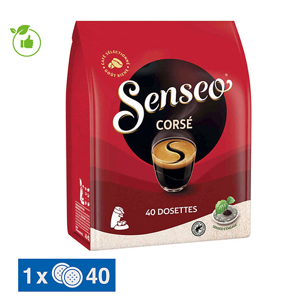 Café SENSEO® Corsé, paquet de 40 dosettes