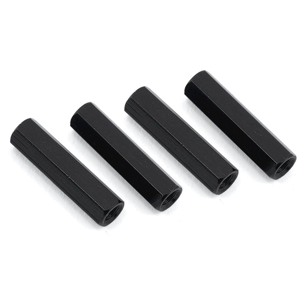 HQProp M3 x 20mm Aluminum Hex Standoffs Black (4)