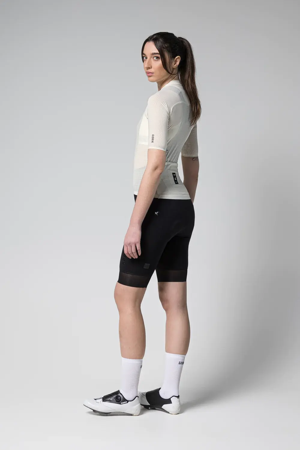 Gobik Unity Phantom Fietsshirt Korte Mouwen Wit