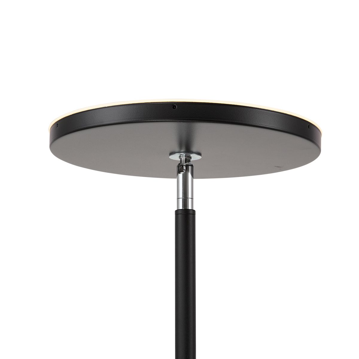 Moderne vloerlamp zwart incl. LED dimbaar RGB met afstandsbediening - Sjors