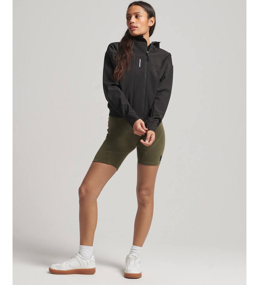 Jaqueta Softshell Superdry Tech Crop Preta