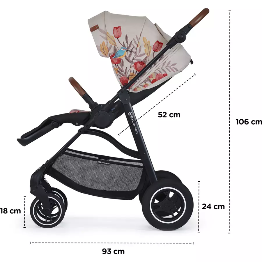 Kinderkraft Buggy ALL ROAD Bird Pattern
