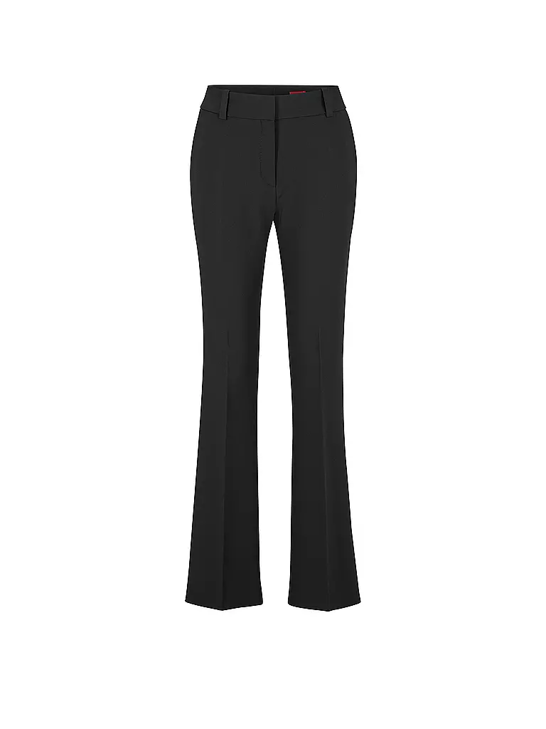 HUGO Hose Bootcut HOVANI schwarz