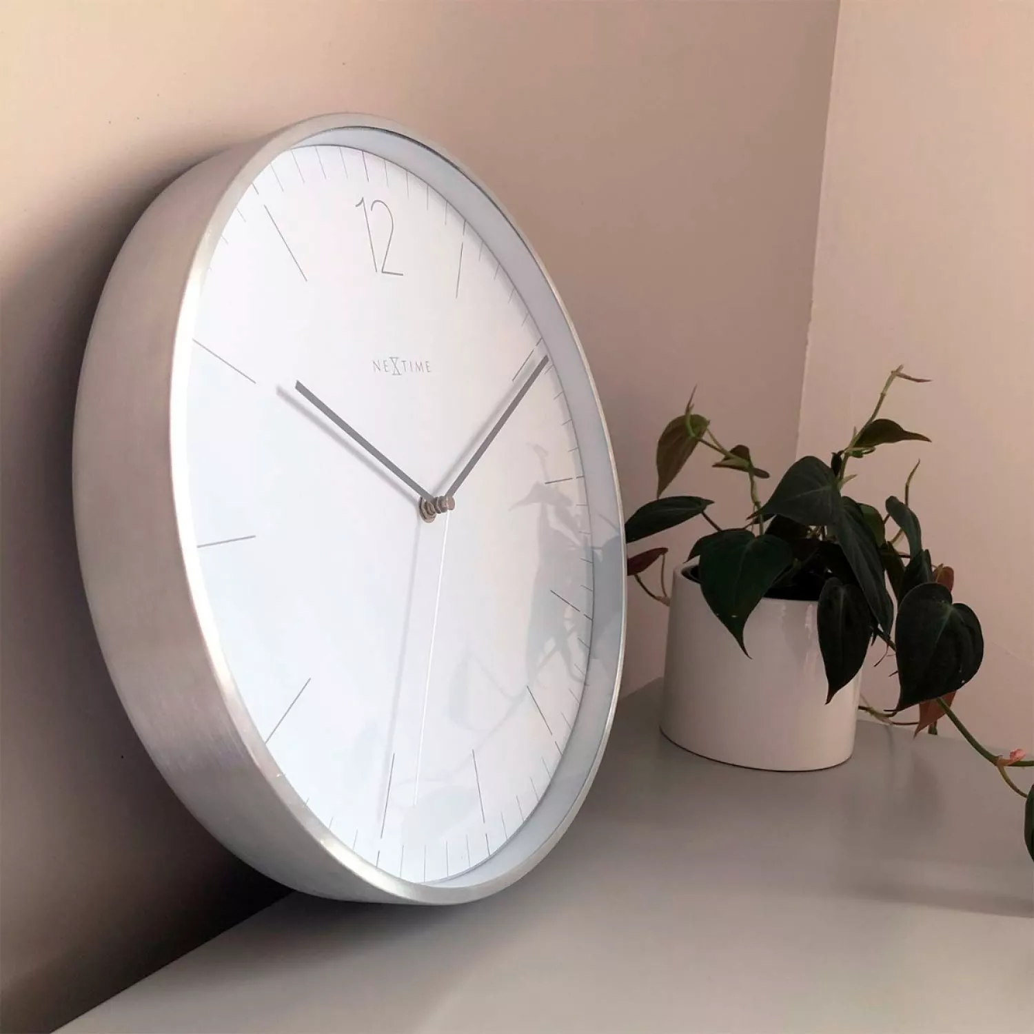 NeXtime Essential Silver Vægur 3254WI