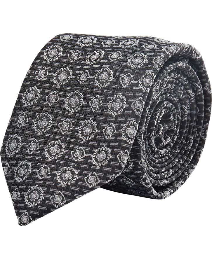 Magasin du Nord Collection Tie 7 cm multi - season Sort