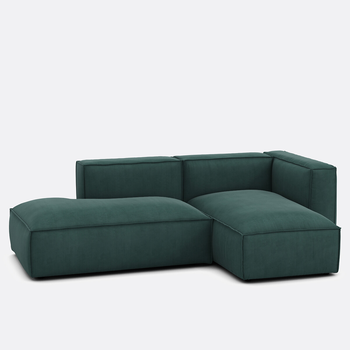LA REDOUTE INTERIEURS<br>Sofá retangular de veludo cotelê Seven