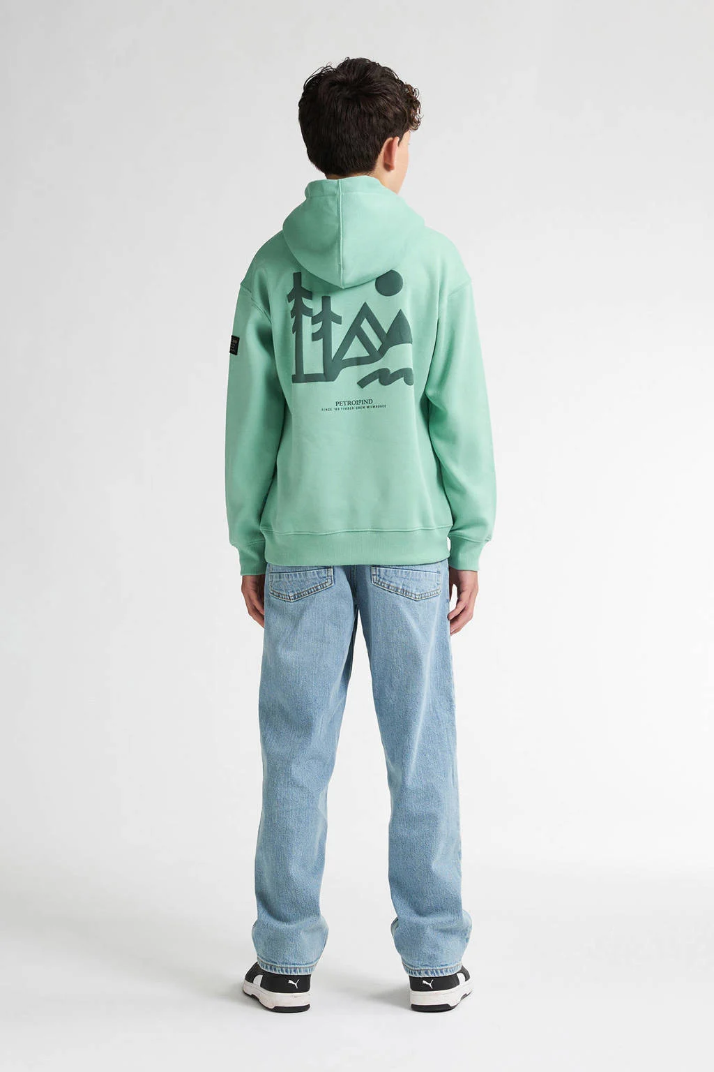Petrol Industries hoodie lichtgroen