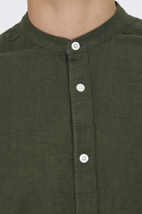 Only & Sons groene heren overhemd