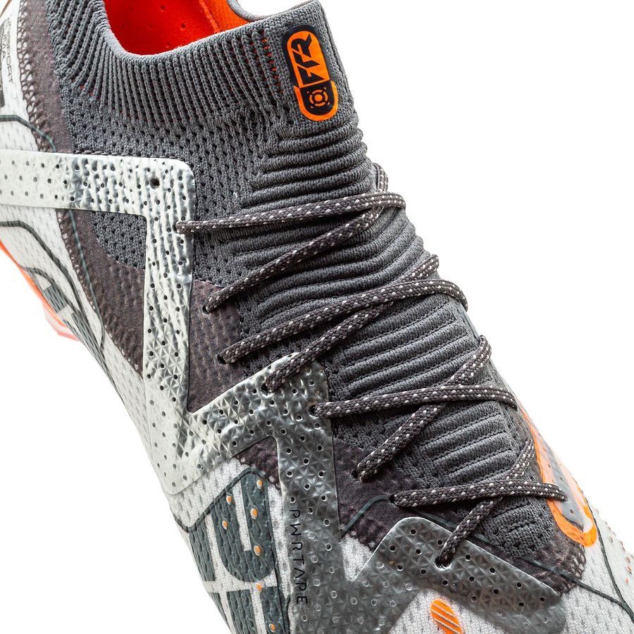 PUMA X Unisport Future Ultimate FG/AG Astronaut - Blanc/Orange/Gris ÉDITION LIMITÉE