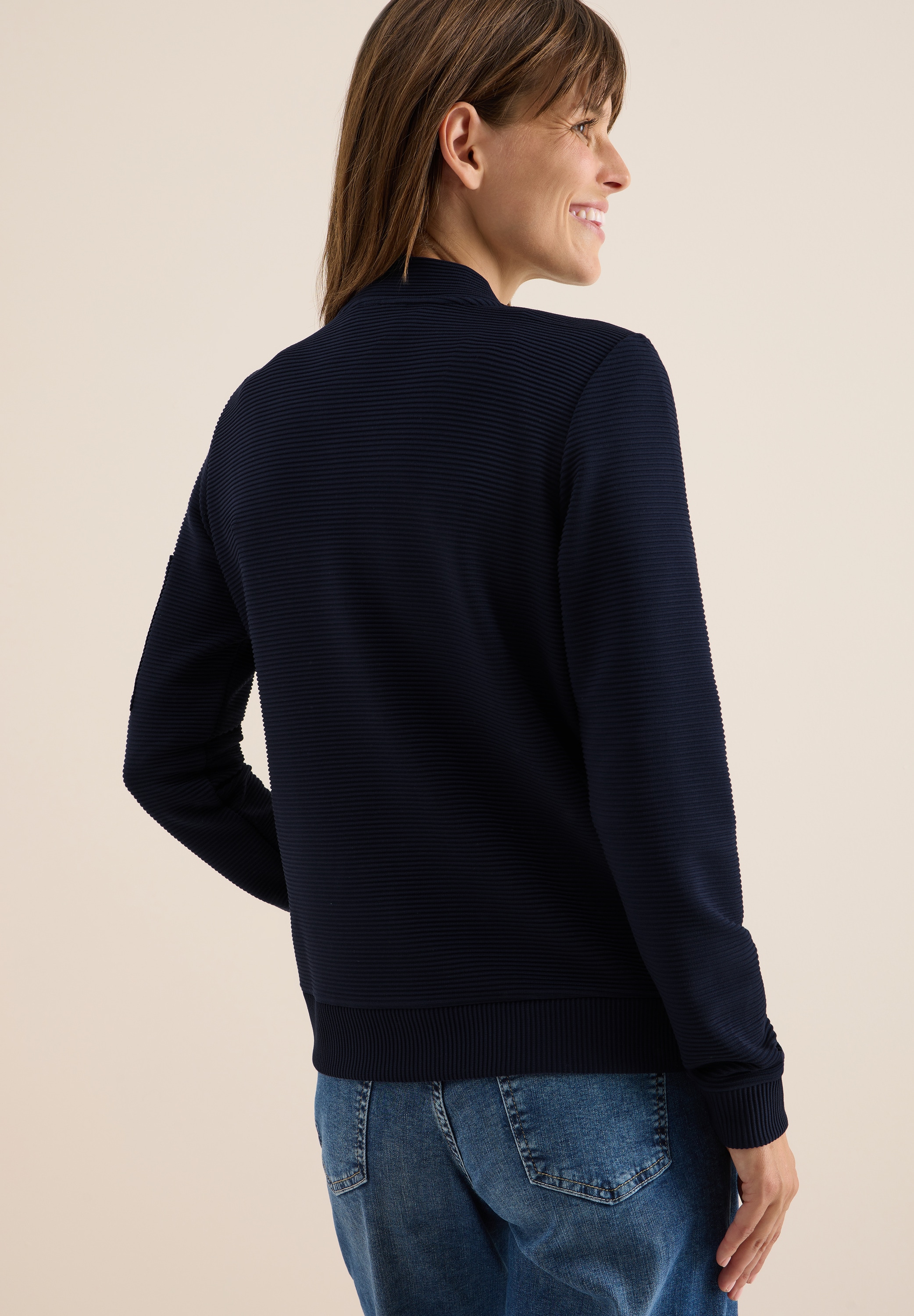 Cecil Blouson mit Reissverschluss, im Ottoman-Look