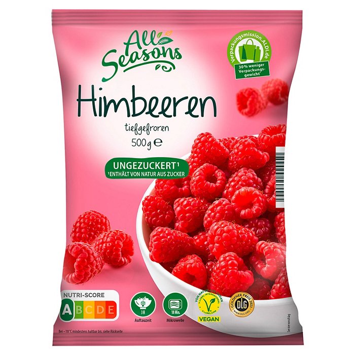 ALL SEASONS Himbeeren 500 g