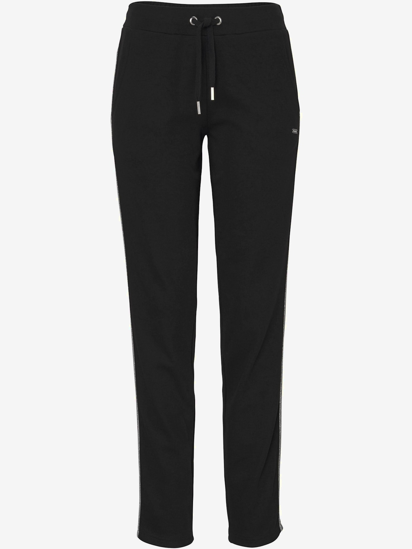 Pantalon d'intérieur sweatshirt avec bandes latérales métalliques
