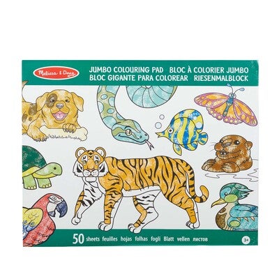 Melissa & Doug Fargeleggingsbøker Sett - Princess, Animals og Multi-theme