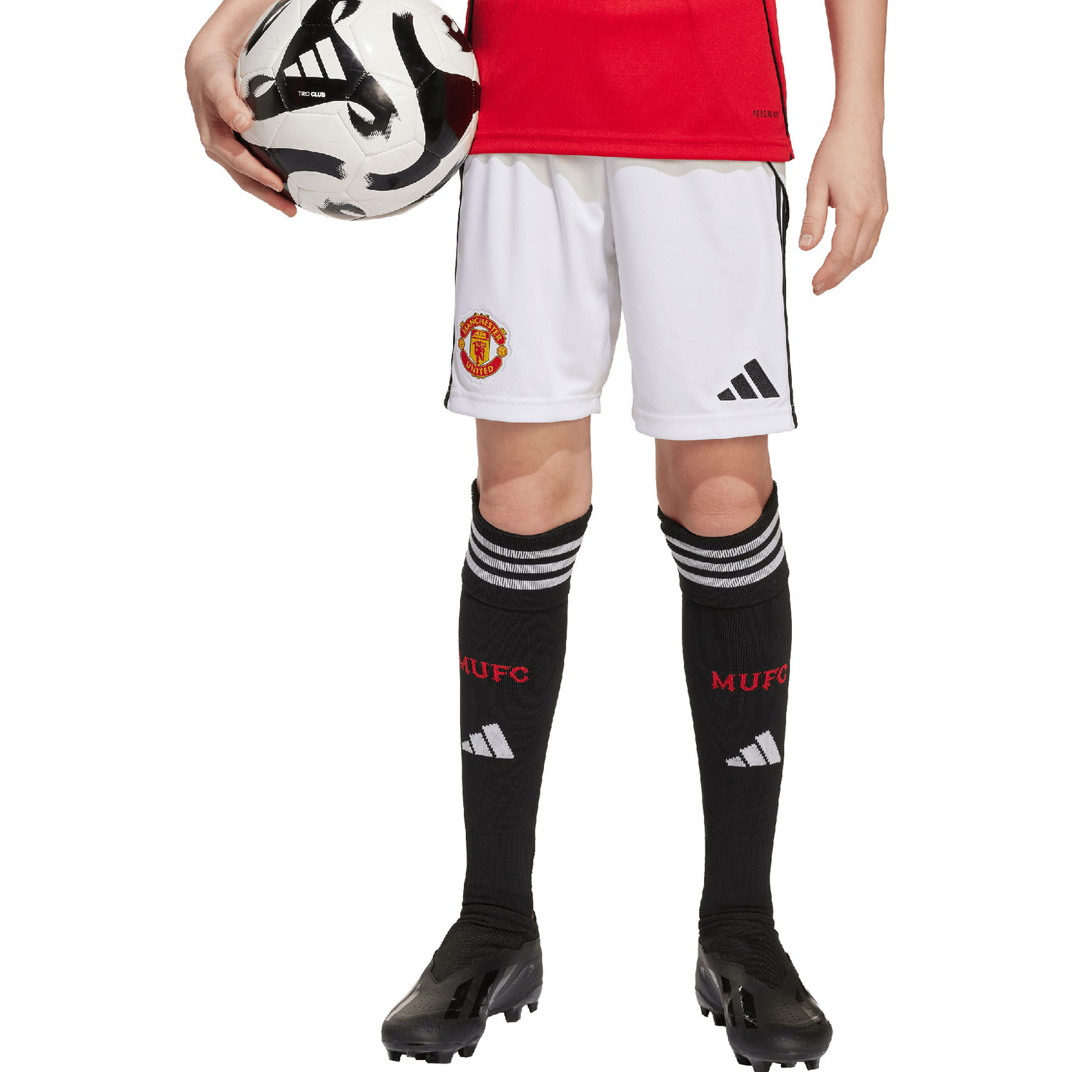 adidas Manchester United Thuis Short Kids