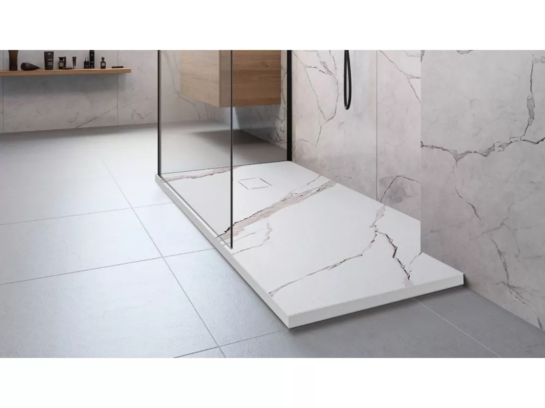 Receveur De Douche Rea Magnum Carrara 90X90 White