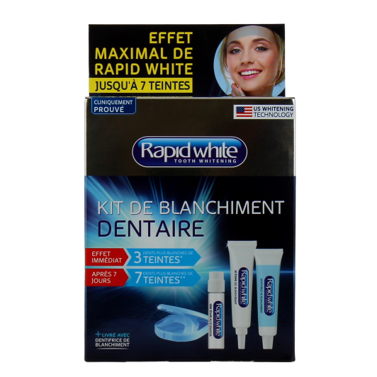 Rapid White kit blanchiment dentaire - Blanchir ses dents à domicile