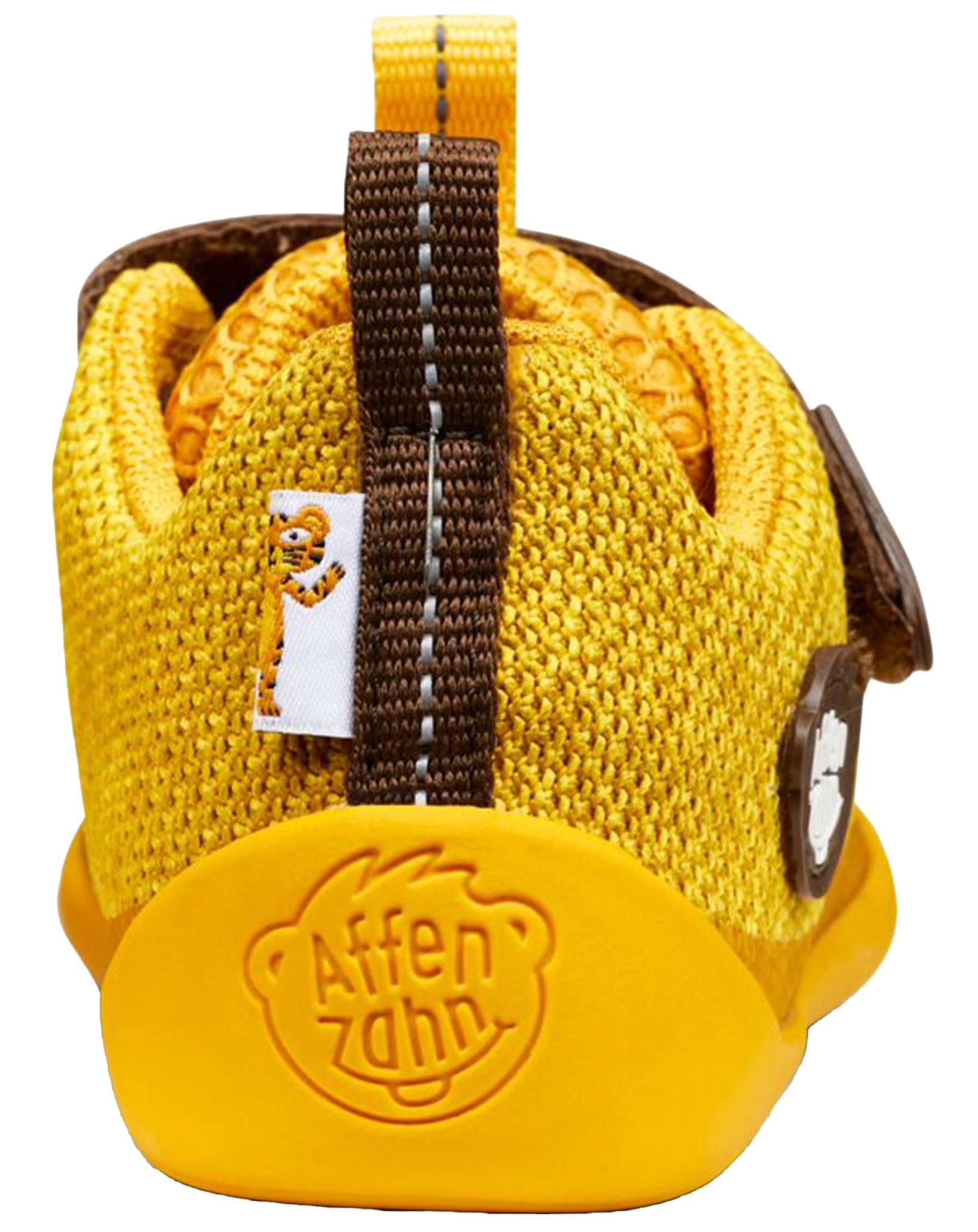 Strick-Halbschuhe HAPPY TIGER in gelb