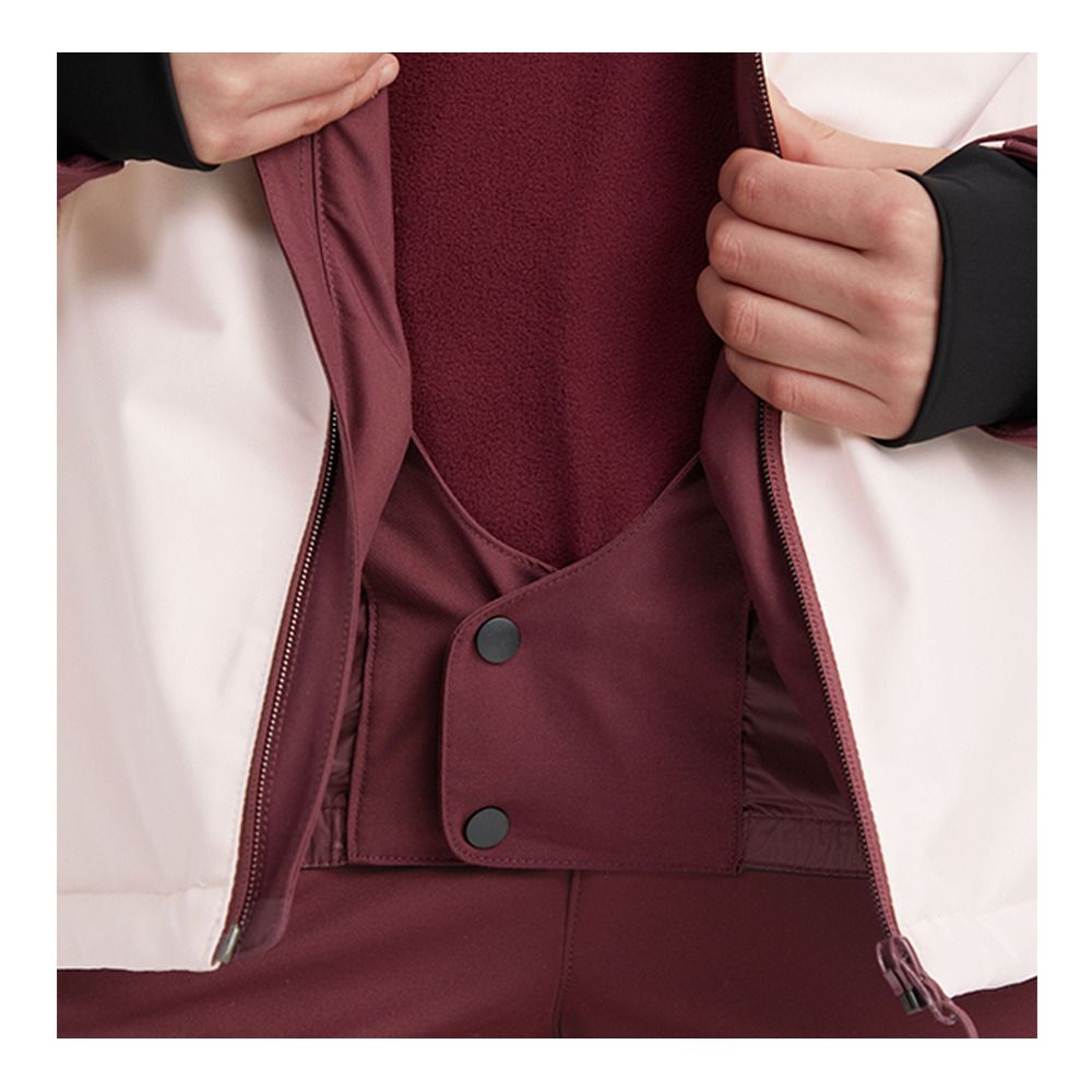 O'Neill APLITE - Veste ski Femme windsor wine colour block