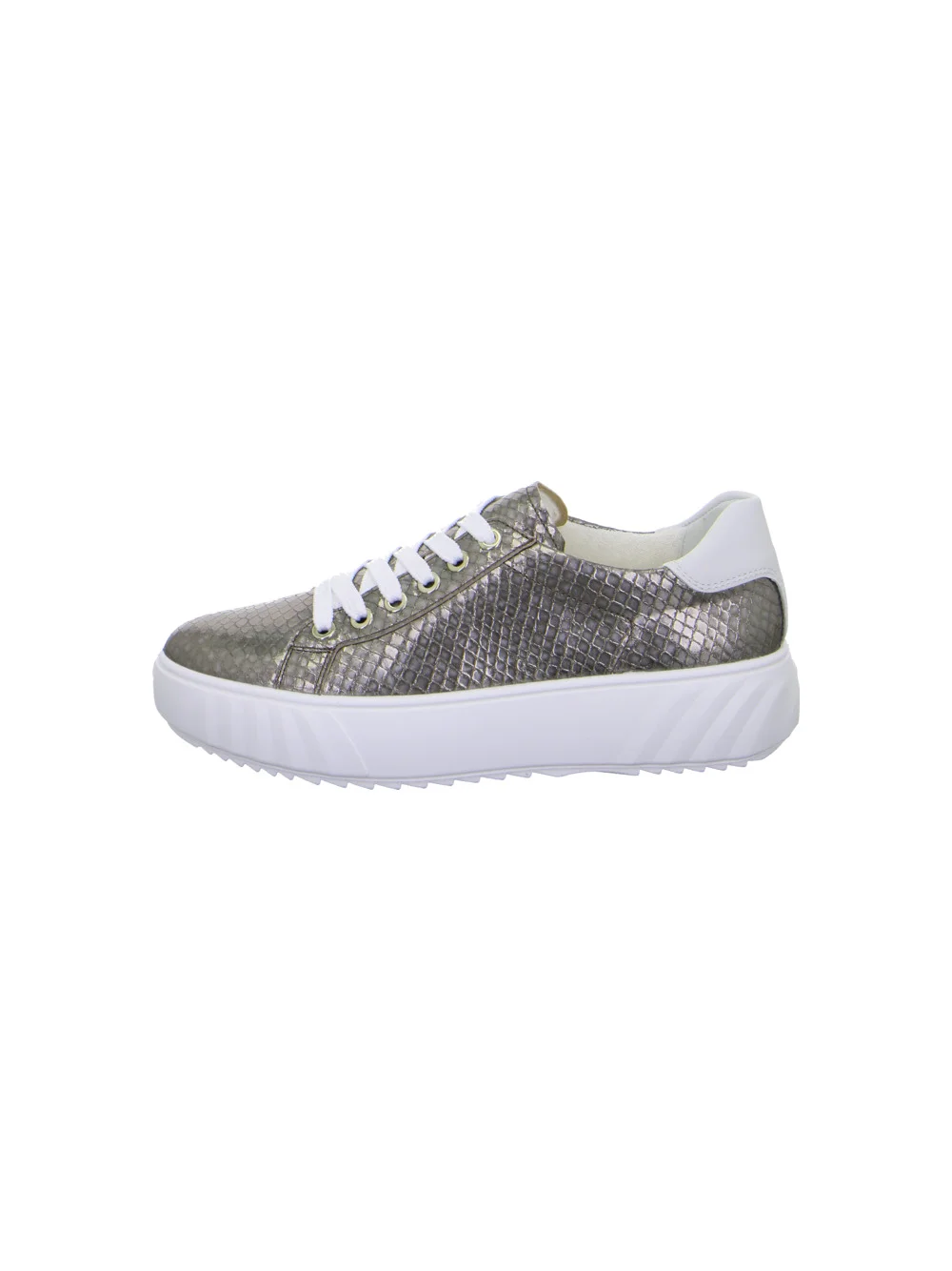 Sneaker Monaco taupe weiß