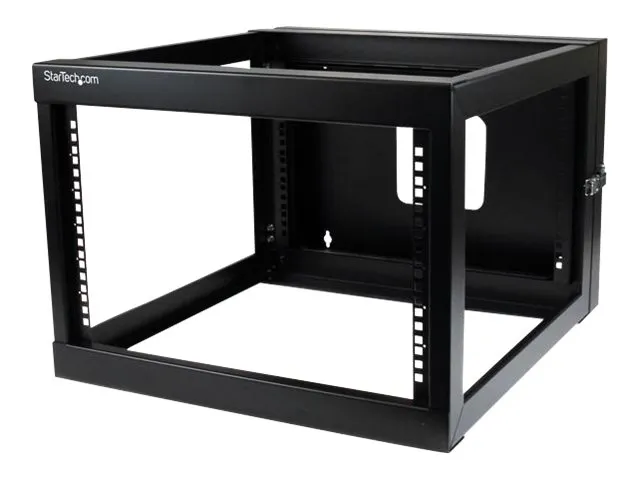 StarTech.com 6U Hinged Open Frame Wall Mount Network Rack - 4-Post 22