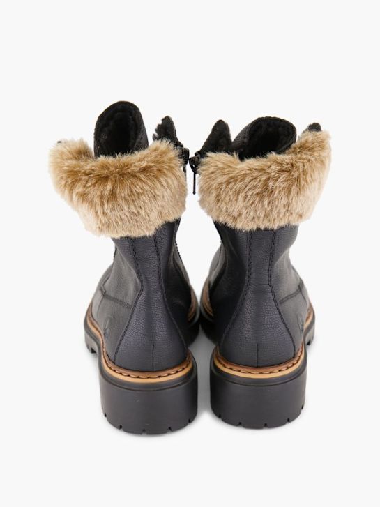 Rieker Schnür-Stiefelette Schwarz