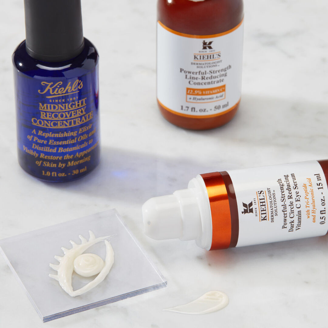 KIEHL'S Dermatologist Solutions Powerful-Strength Line-Reducing & Dark Circle Diminshing Eye Serum - 15ml