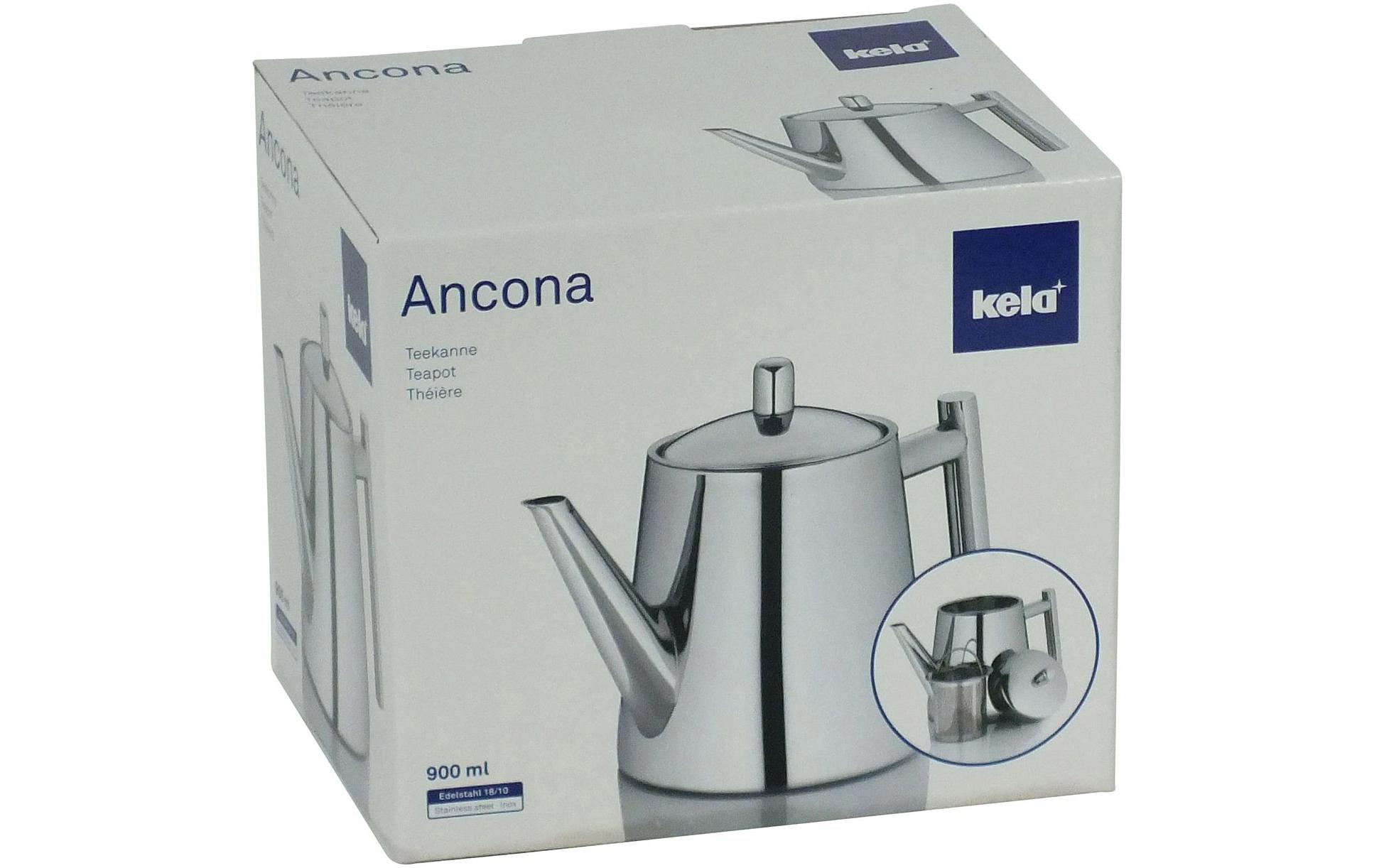Teebereiter Ancona 0.9 l, SilberTeekanne aus Edelstahl