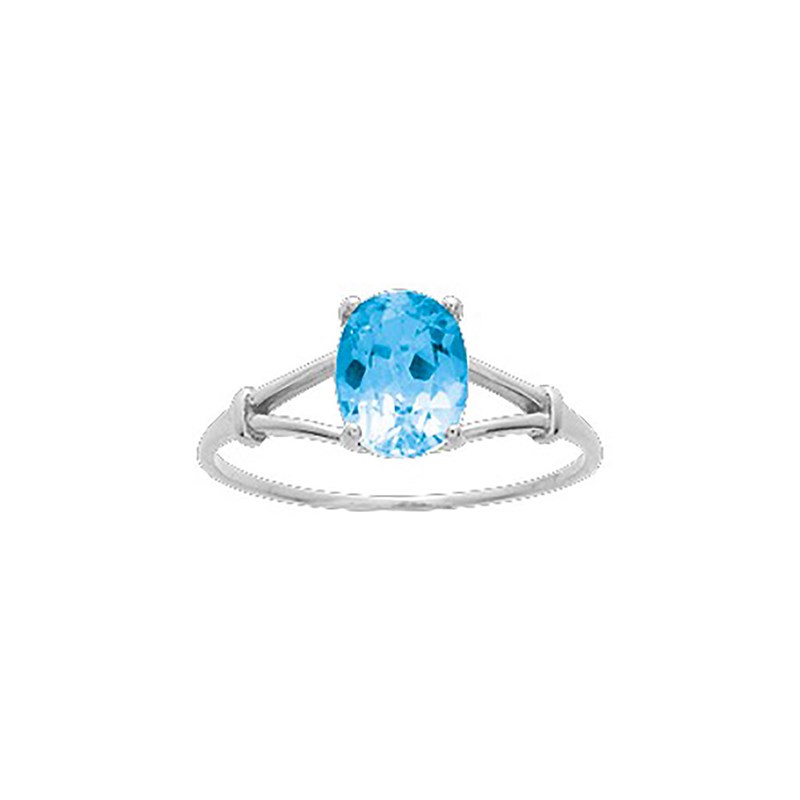 Bague Femme - topaze - Or 18 Carats