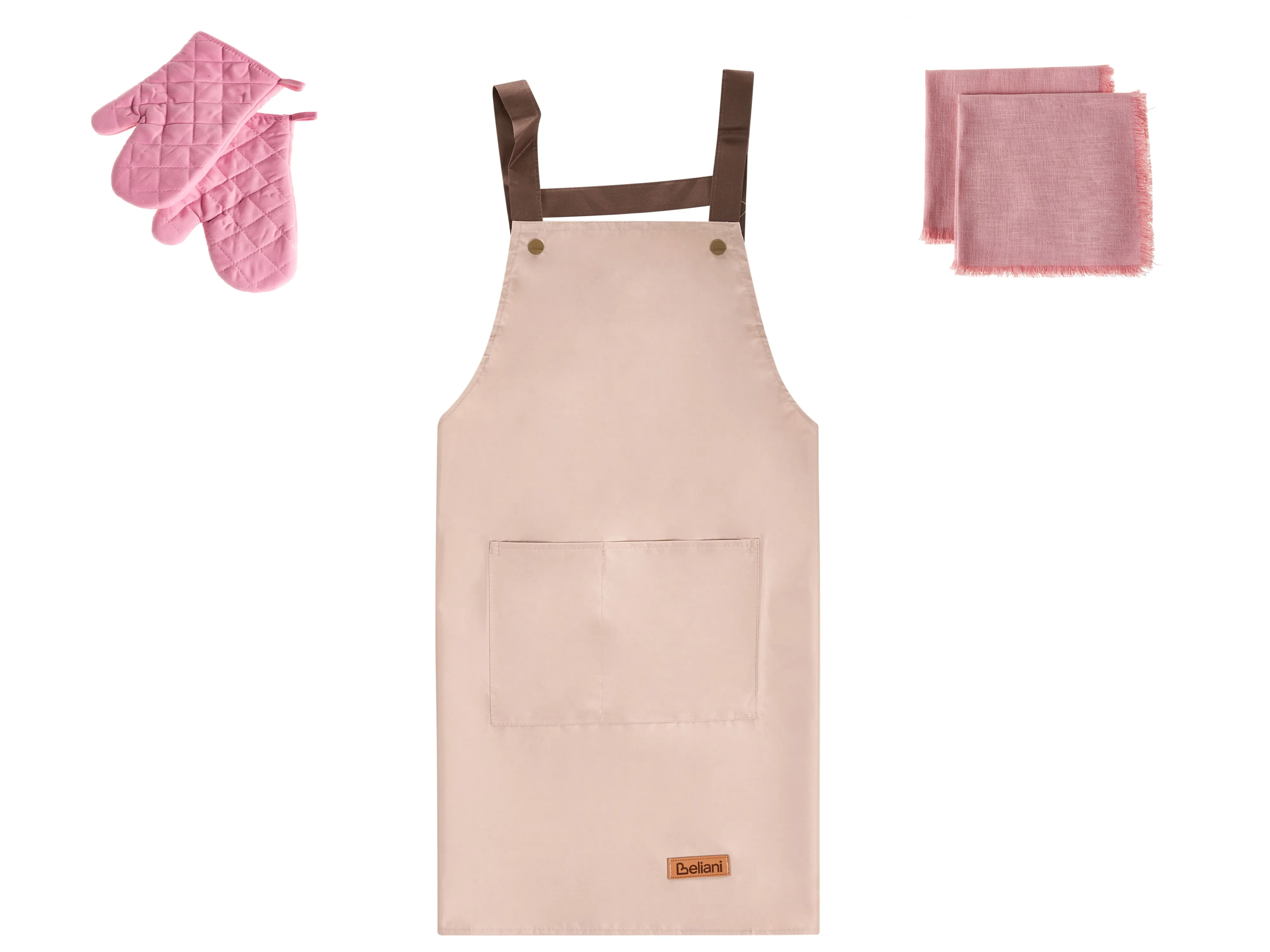Keukentextielset LACTUCA Roze