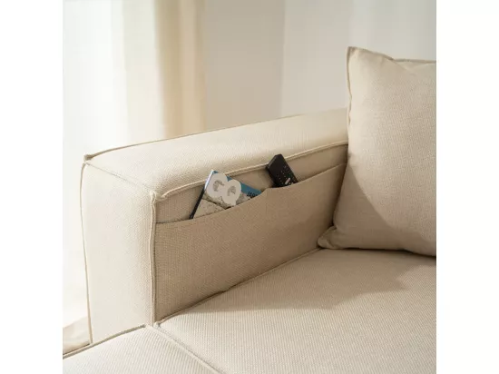Home Deluxe Canapé VERONA gris clair L
