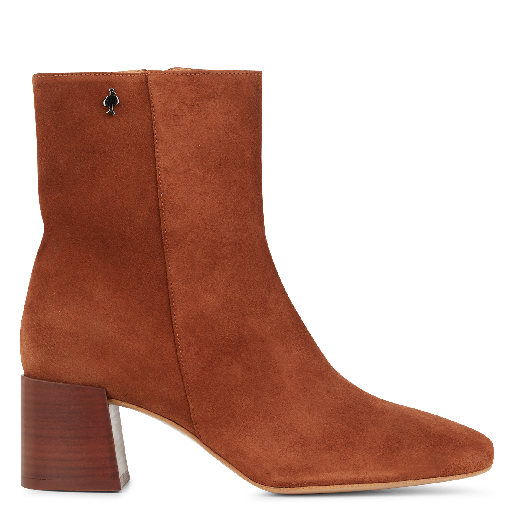 HANNA - Bottines en cuir velours | Marron
