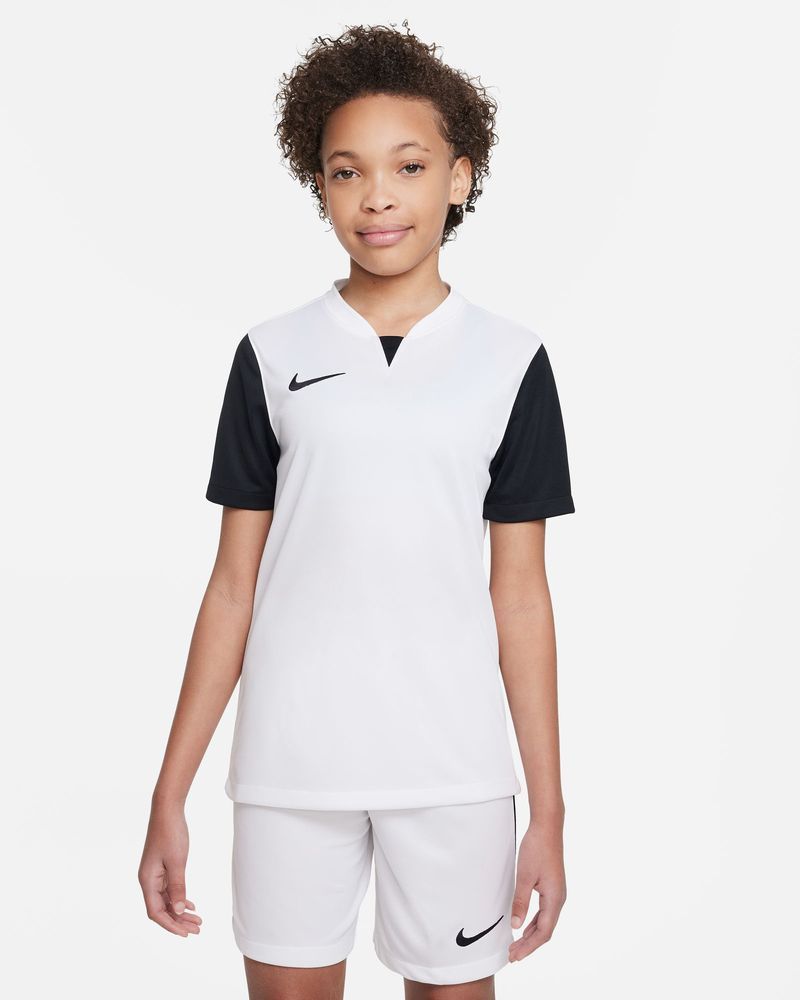 Maillot de football Nike Trophy V Blanc pour enfant