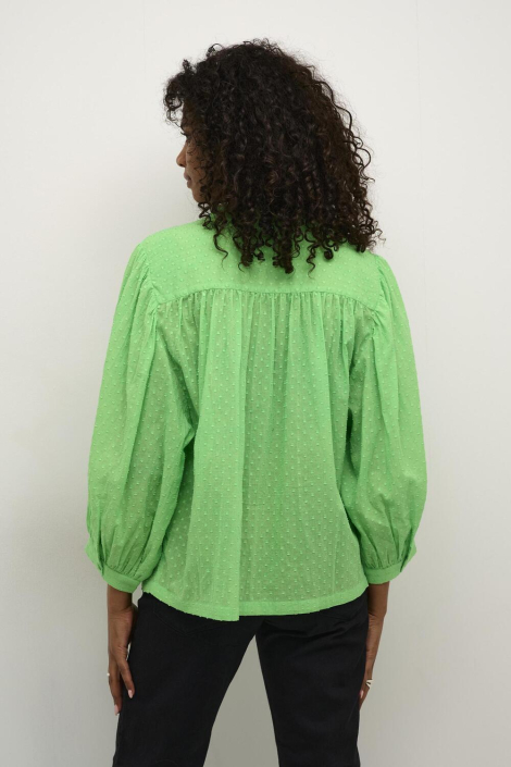 Kaffe groene dames blouse