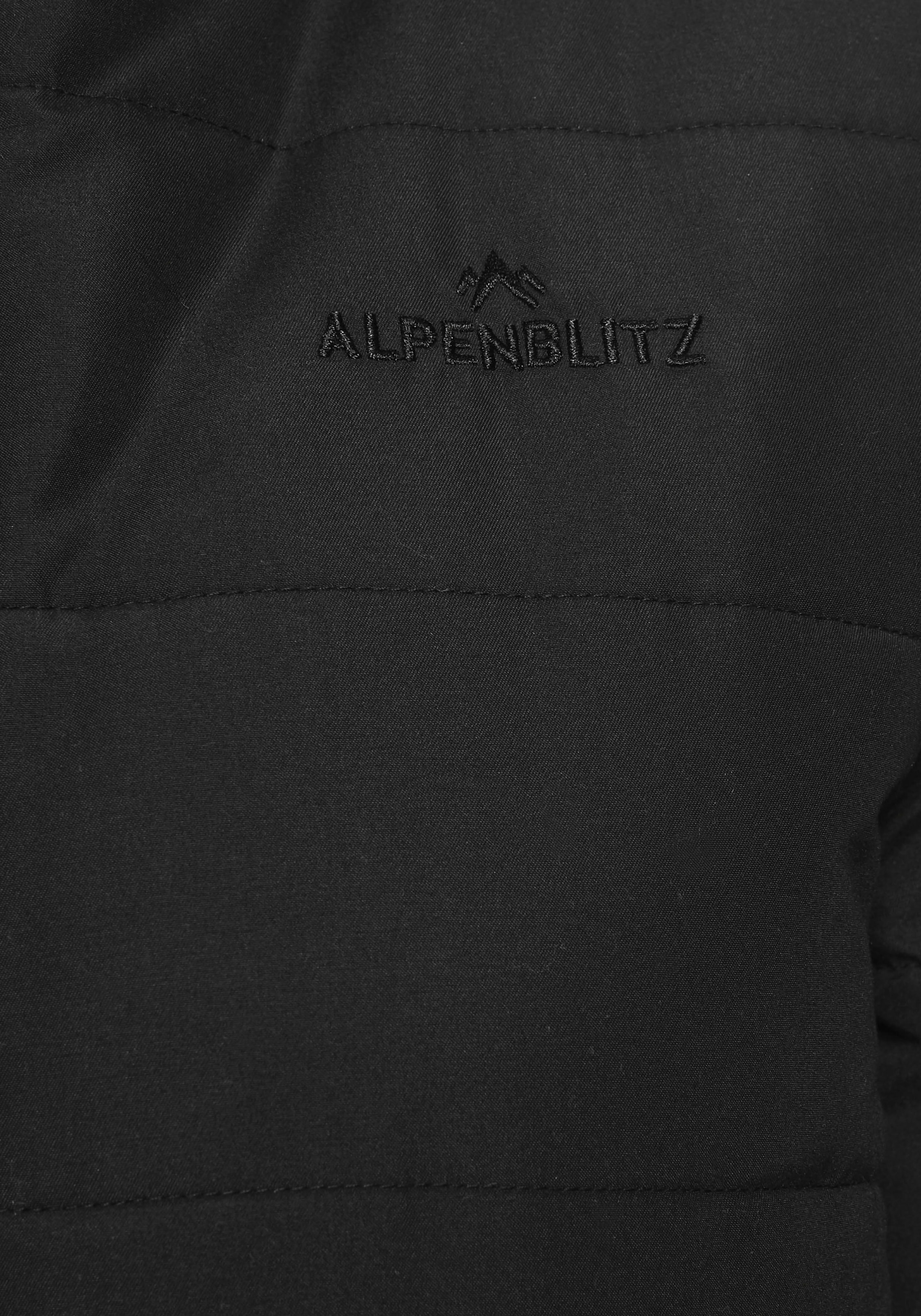 ALPENBLITZ Steppjacke »Flockenwirbel« mit Kapuze für den Übergang,  aus leichtem Material,  unifarbenes Design