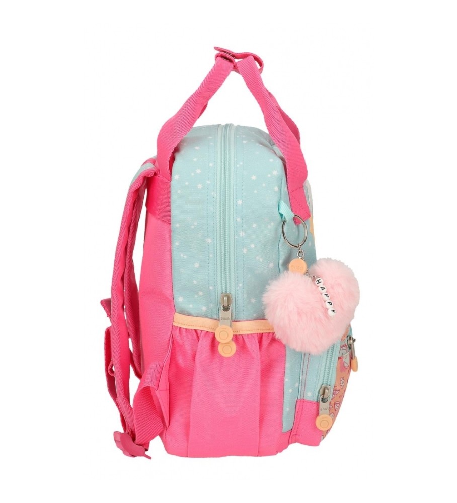 Mochila Enso Ballons 28 cm turquesa