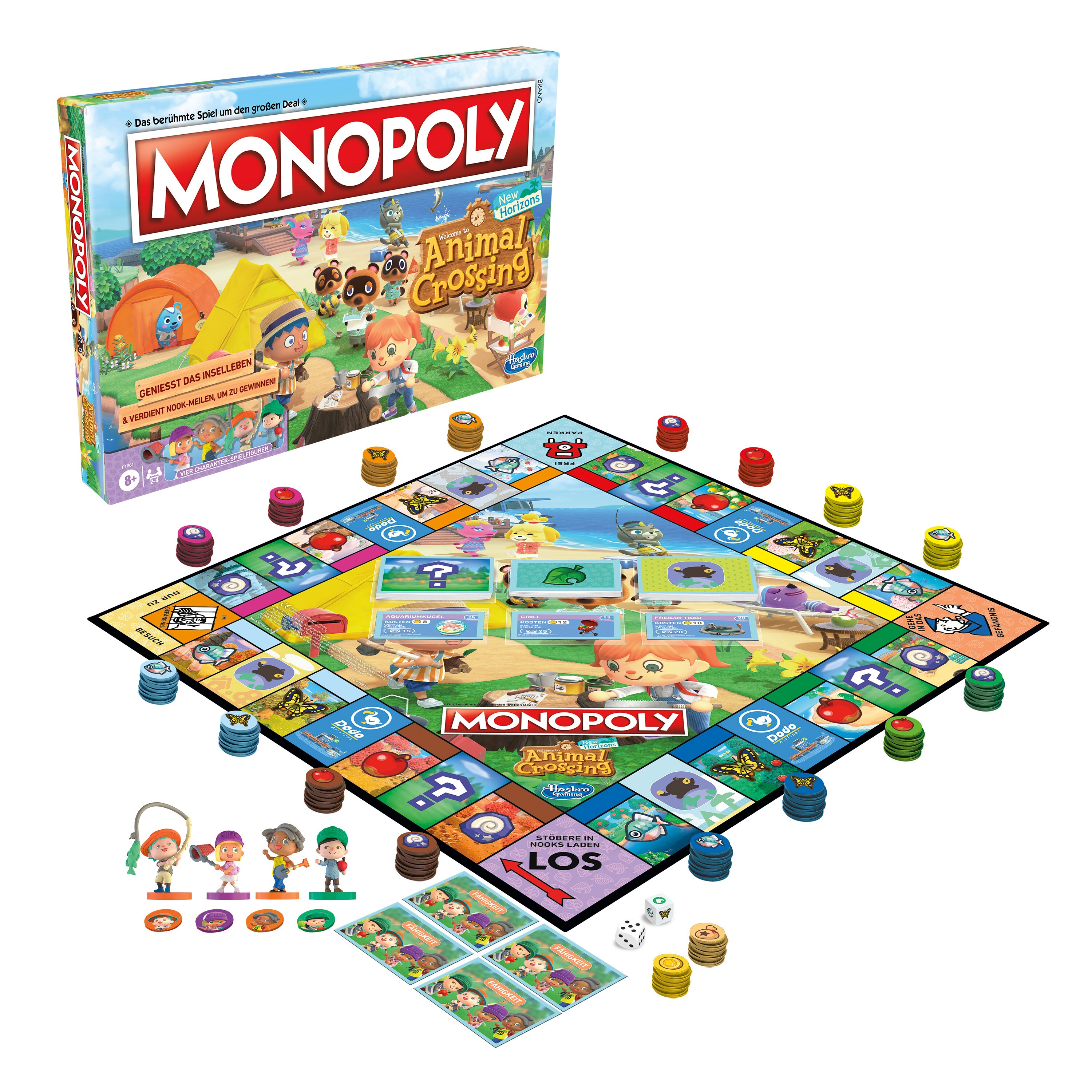 Hasbro - Monopoly - Animal Crossing New Horizons Brettspiel Gesellschaftsspiel