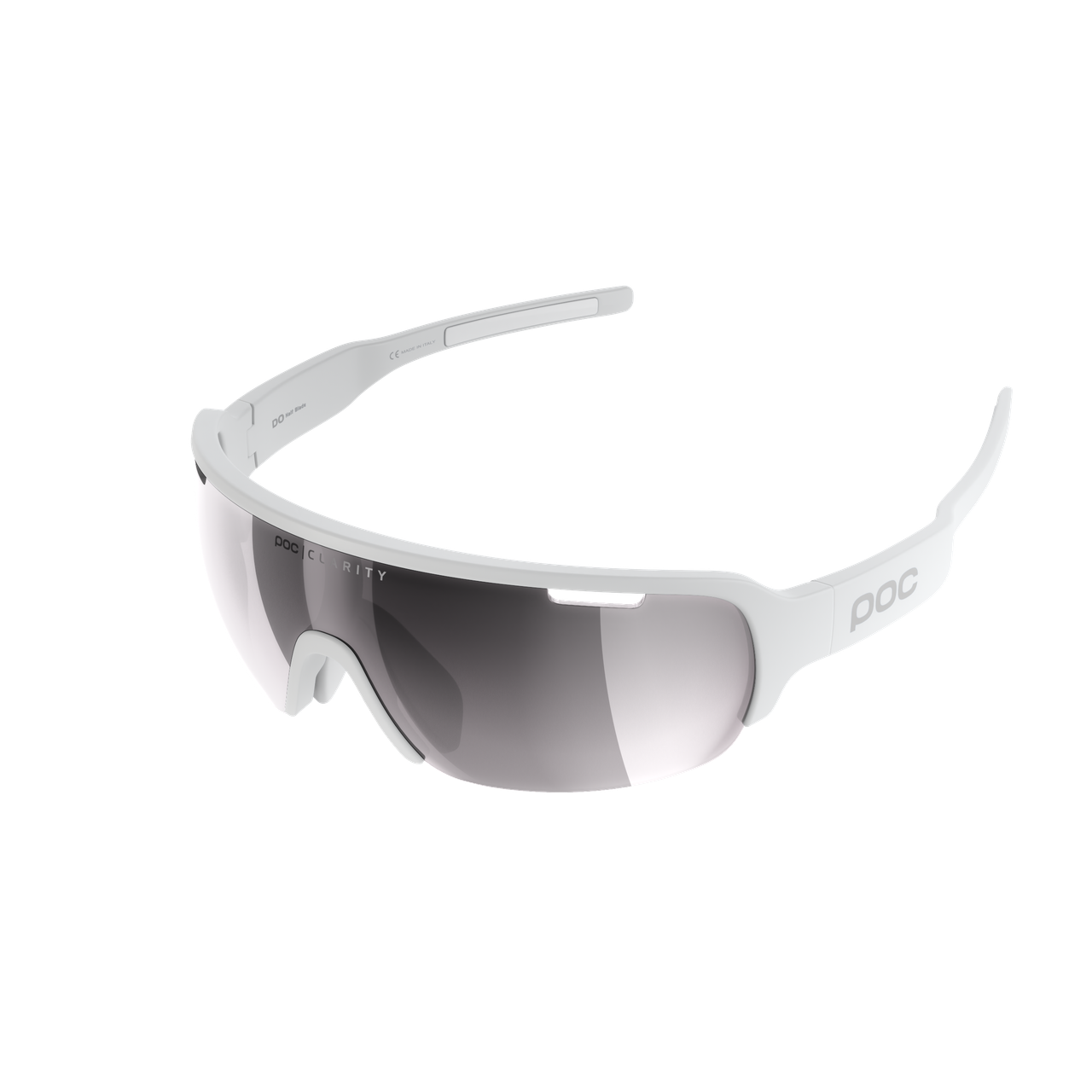 POC DO Half Blade Cykelbriller Hydrogen White Clarity Road Silver Mirror