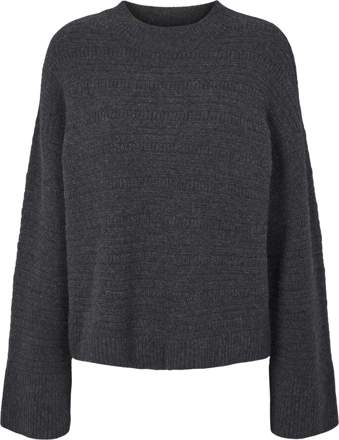 esmé studios ESIwona Pullover Knit GOTS Gray melange