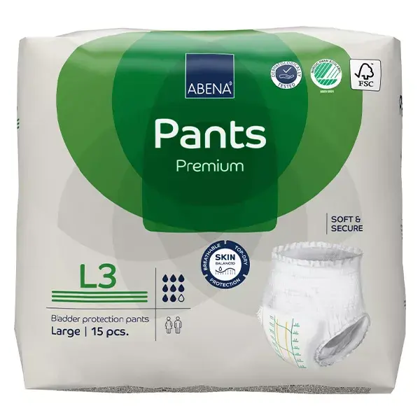 Calça Absorvente Premium Abena Frantex Tamanho G3 15 unidades