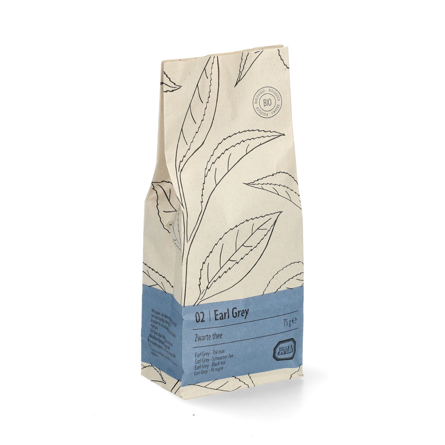 Earl grey, Zwarte thee, biologisch, 75 g