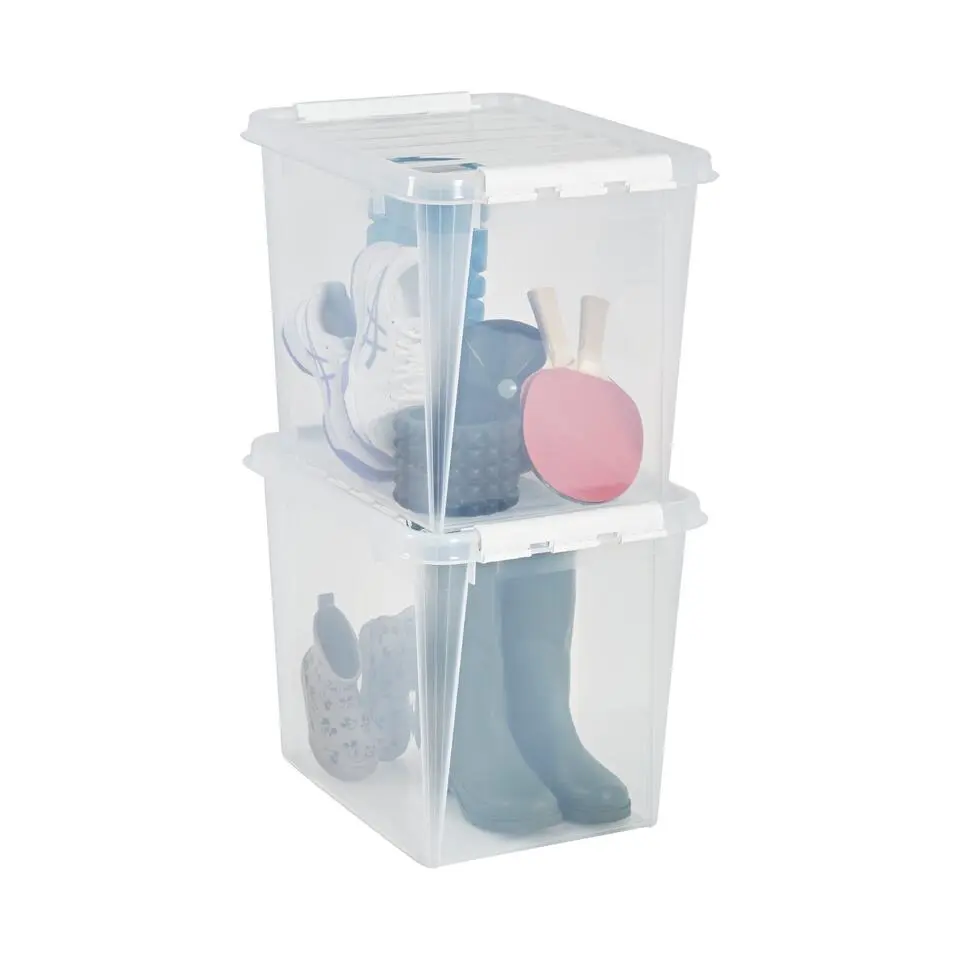 SmartStore Stevige Opbergbox 52L Set van 2 - 50x39x41cm