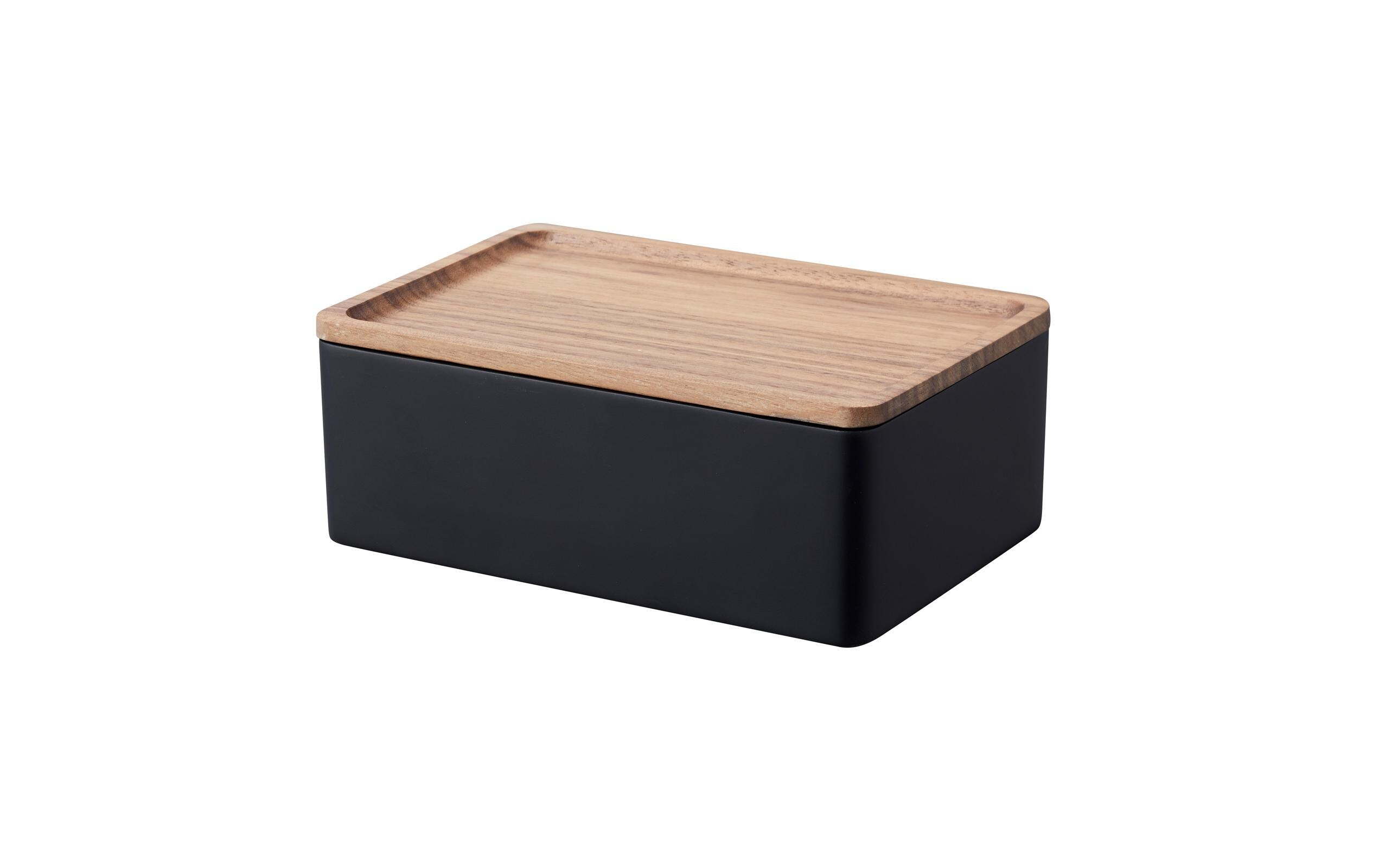 Schmuckhalter Rin Braun/SchwarzSchmuck-Aufbewahrungsbox mit Deckel