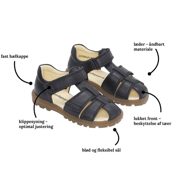 Tritu II Sandal Black - Bundgaard → Luksusbaby.dk
