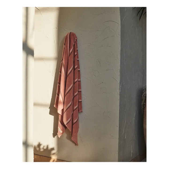 Købn Serviette de bain en coton bio | Terracotta
