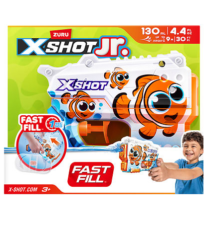 X-Shot Wasserpistole - Junior Schnellfüllung - Clownfisch