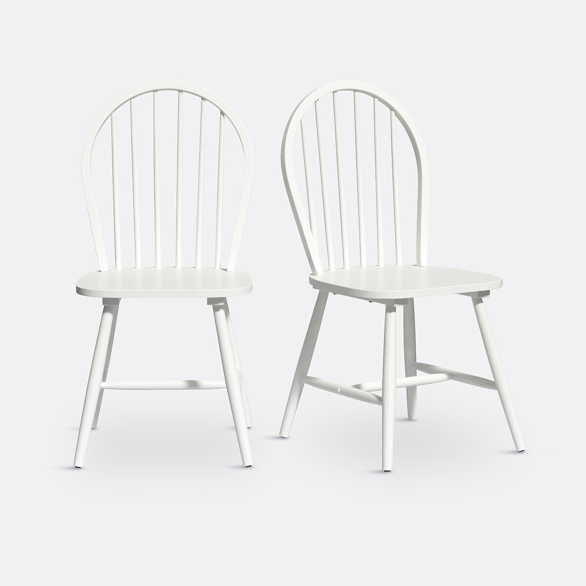 LA REDOUTE INTERIEURS<br>Conjunto de 2 cadeiras de fusos, estilo Windsor